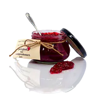 Håndrørt Bringebærsyltetøy - Master