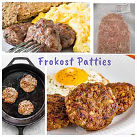 Ferdig krydret kjøttdeig/farser: Amerikanske Frokostpatties - Master