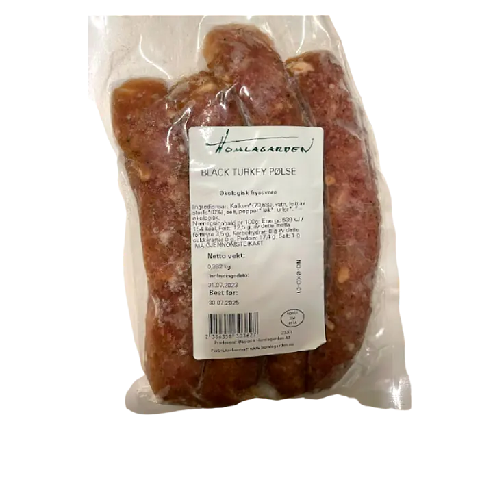 Black turkey kalkun pølser - Master