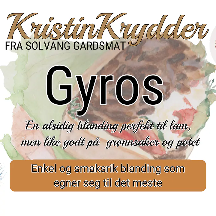 Kristinkrydder - Gyros 200ml glass - Master