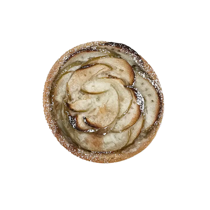 Bilde av vegansk epleterte fra La Pomme Bergen