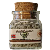 Ramsløk flaksalt i krokke med kork på 100ml - Master