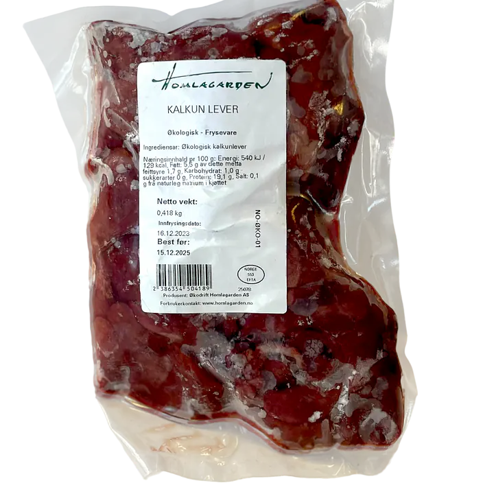Økologisk Kalkun lever - Master