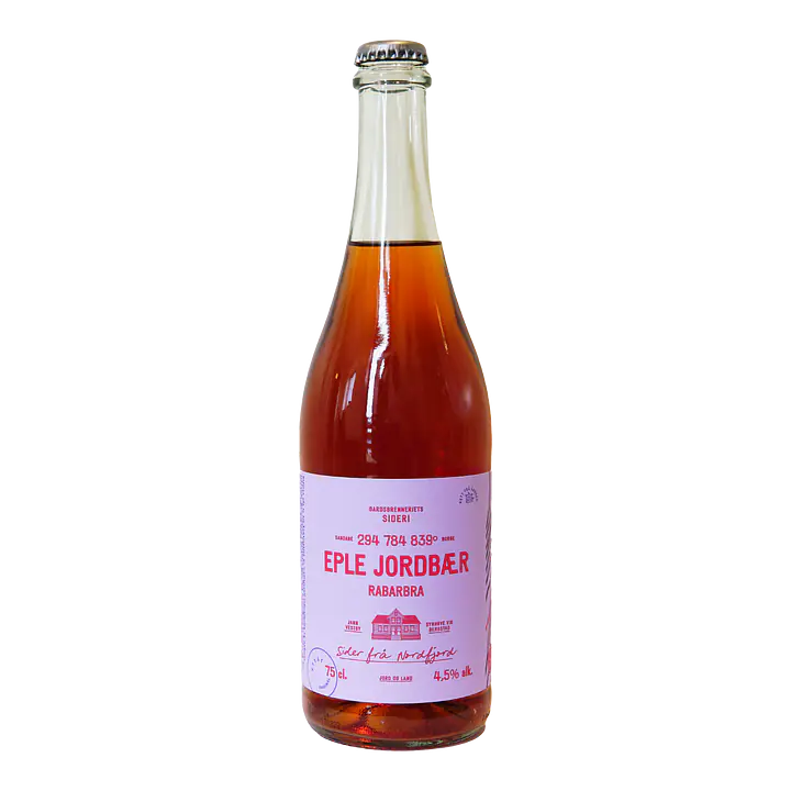 Attåt Sider Eple Jordbær og Rabarbra 75cl 4,5% - Master