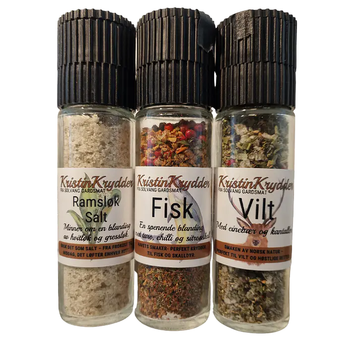 Kristinkrydder - FISK  120 ml med kvern - Master