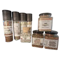 Kristinkrydder - Ramsløksalt 120 ml med kvern - Master