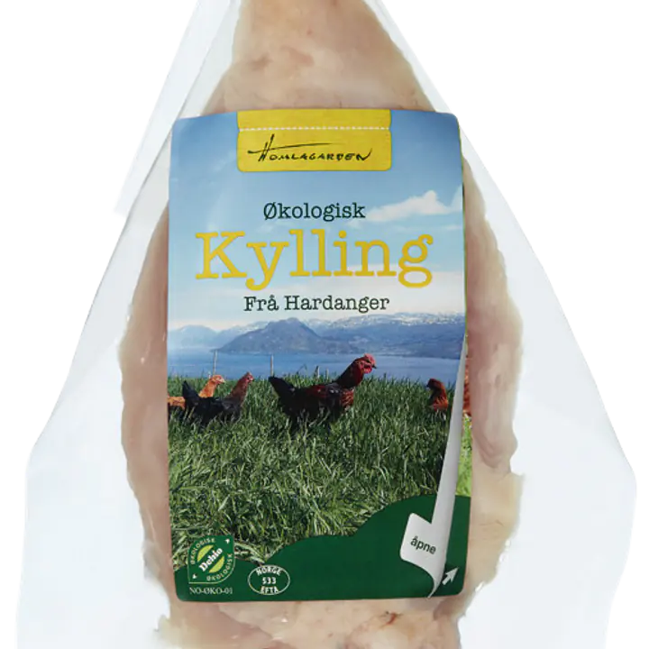 Kylling brystfilet med skinn - Master