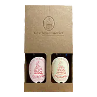 Alkoholfri Gavepakning: 2 stk 75 cl Frisider (1 stk Eple og 1 stk Eple og Bringebær) - Master