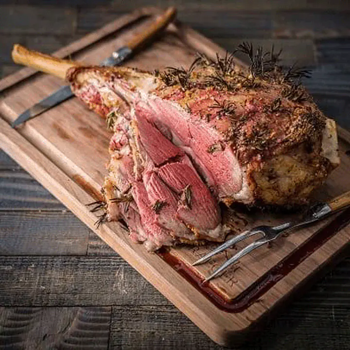 Lammelårsteik av villsau (bein i) - Master