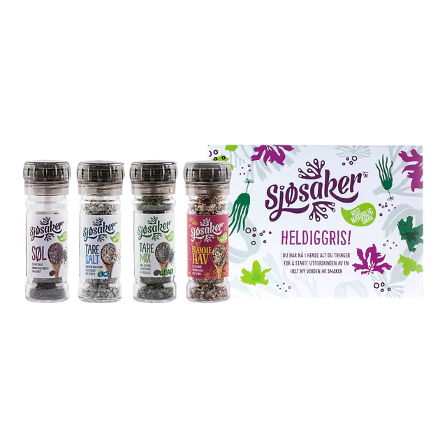 Sjøsaker - Godsaker fra havet. Krydder med tang og tare. 