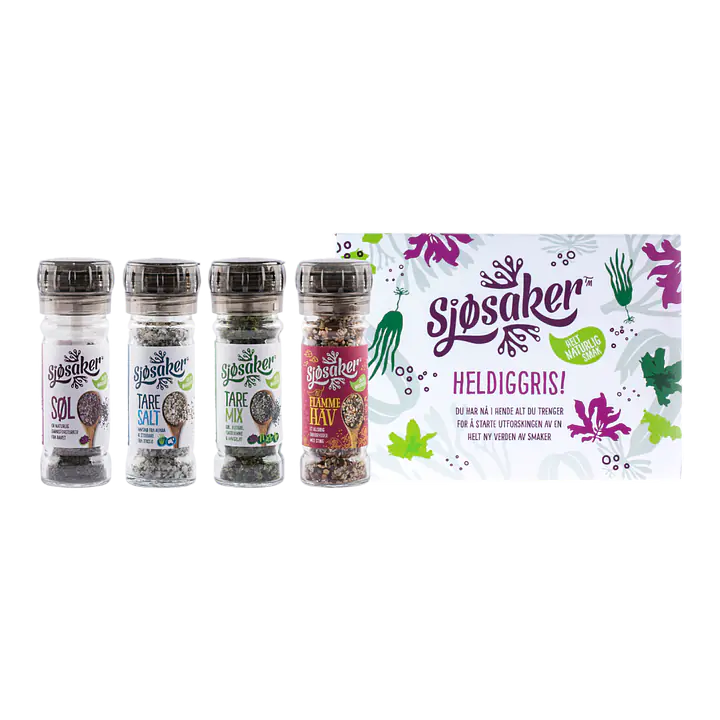 Sjøsaker - Godsaker fra havet. Krydder med tang og tare. 